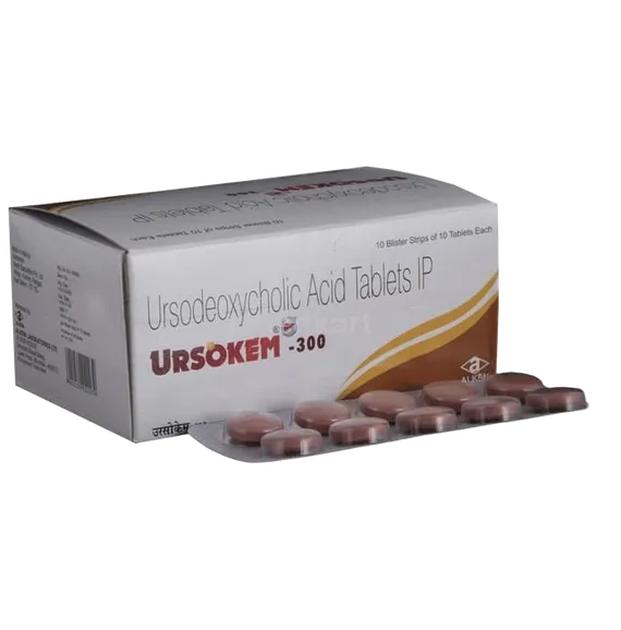 ursokem 300mg tablet 10's